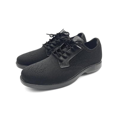外交官系列抑菌紗四季男鞋 - 冷寂黑3