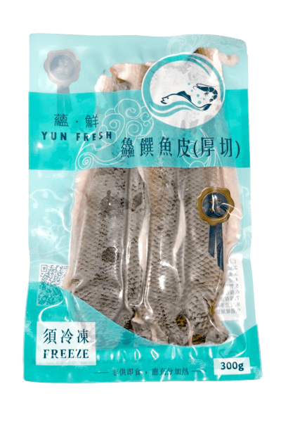鱻饌魚皮 (厚切虱目魚皮) 300g/包4