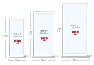 60cm寬 室內注水屏風架3