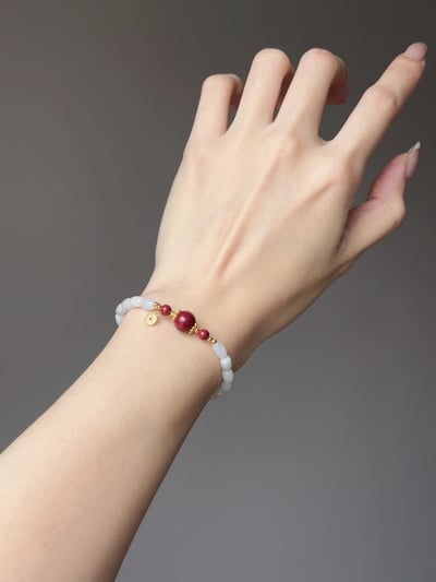 【溫柔鎧甲】翡翠米珠．紫金辟邪3