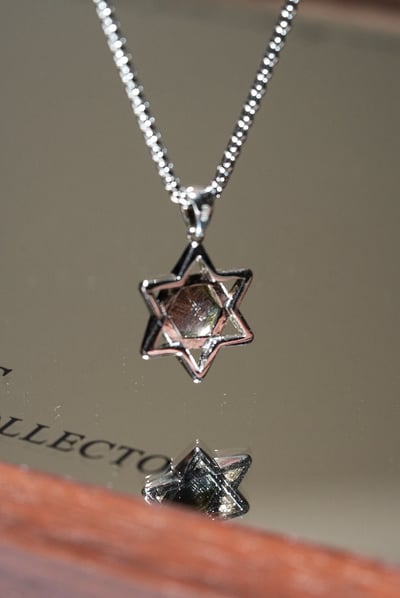 瑞典🇸🇪大衛之星（六芒星🔯）天鐵隕石項鍊💕6