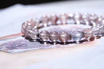 高品透體藍兔毛mix粉兔毛mix粉鋼絲3