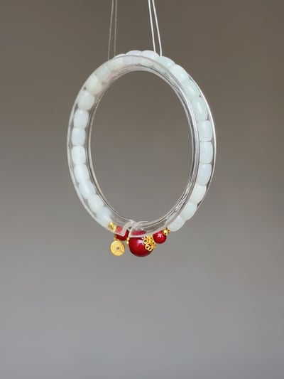 【溫柔鎧甲】翡翠米珠．紫金辟邪4