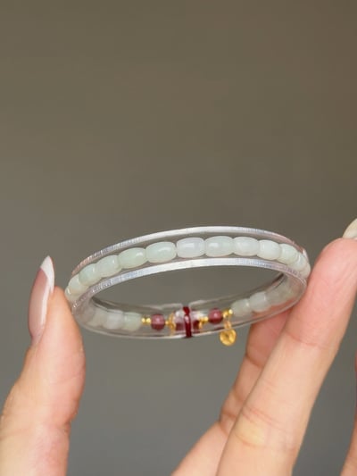 【溫柔鎧甲】翡翠米珠．紫金辟邪7