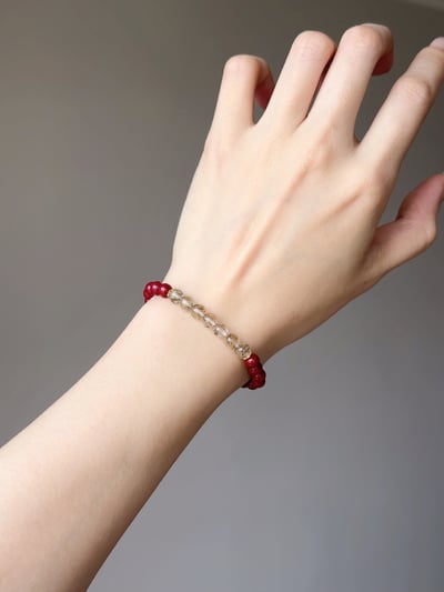 【辟邪防小人・事業爆發】Rosa.G 紫金御碧｜紫金砂 𝘹 綠碧璽髮晶 𝘹 招財葫蘆 手鍊2