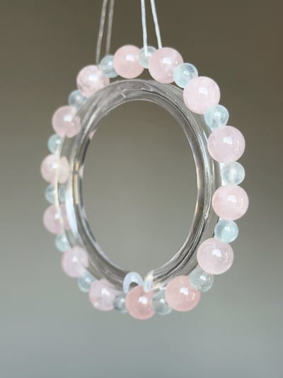 【溫柔色票】Baby藍海藍寶．粉晶療癒5