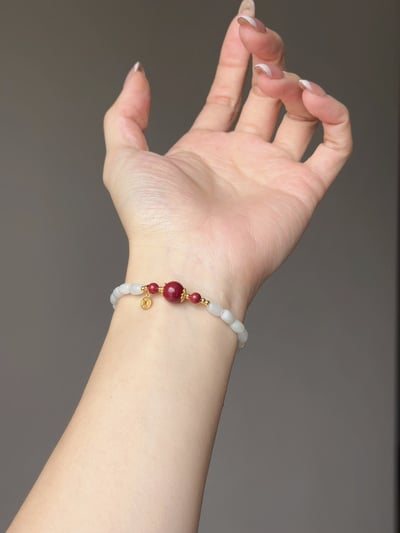 【溫柔鎧甲】翡翠米珠．紫金辟邪2