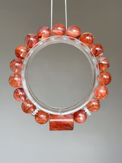 【緋紅綻放】紅膠花．開運招財1