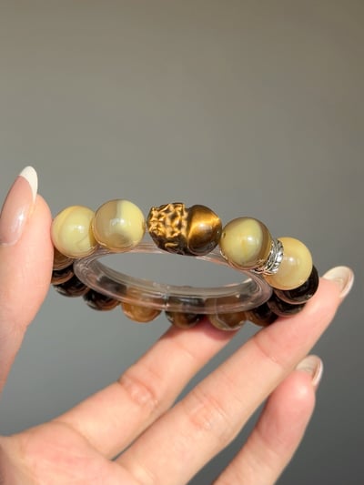 【王者之瞳】黃虎眼貔貅．穩健招財7