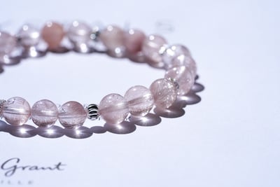 高品透體藍兔毛mix粉兔毛mix粉鋼絲4