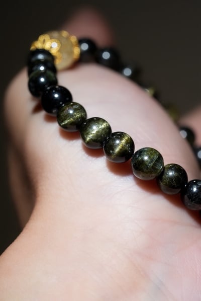 【日常守護】光之森｜綠碧璽 x 金髮晶手串｜溫柔的豐盛顯化6