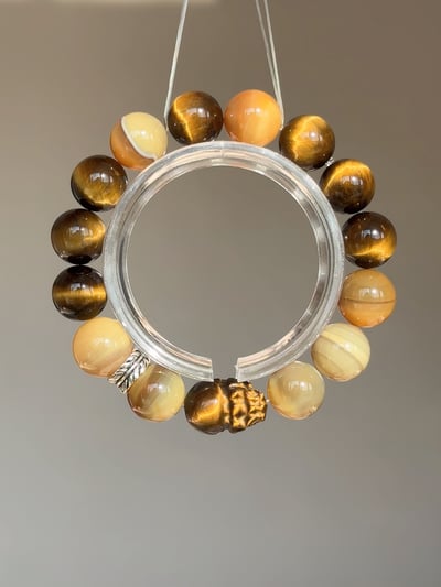 【王者之瞳】黃虎眼貔貅．穩健招財4