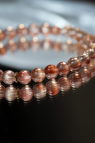 Rosa.G．晨曦玫瑰系列｜漸層玫瑰紅兔毛2