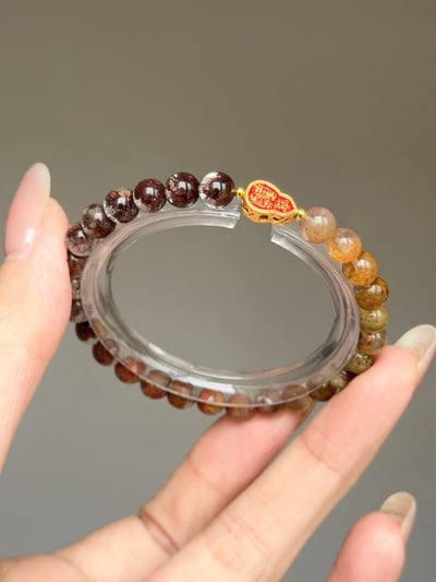 【鴻運聚寶．歲安守護】 Rosa.G 漸變聚寶盆幽靈 x 葫蘆太歲符設計手鍊3