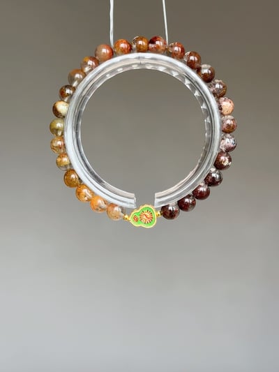 【鴻運聚寶．歲安守護】 Rosa.G 漸變聚寶盆幽靈 x 葫蘆太歲符設計手鍊1