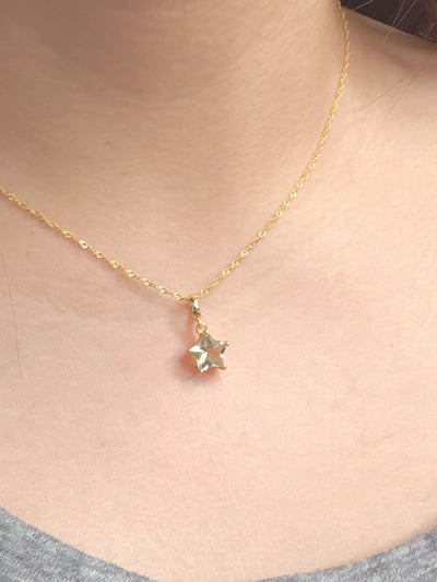 ⭒雙手擁抱財富魔王的到來⭒【黃金利比亞隕石項鍊】7