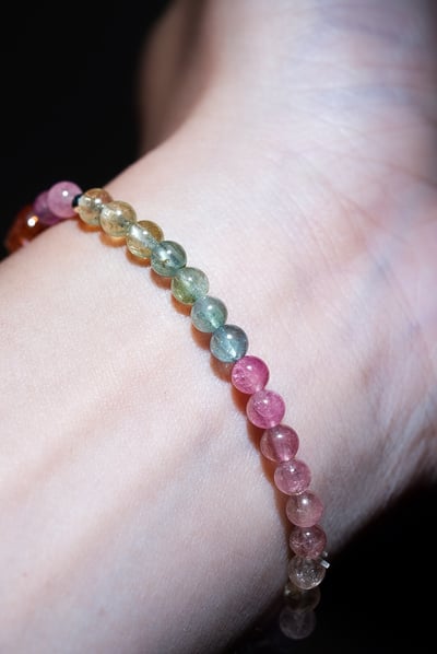 【全能耀富】 Rosa.G 熾耀彩韻｜金太陽神獸貔貅天然彩碧璽 手鍊7