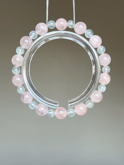 【溫柔色票】Baby藍海藍寶．粉晶療癒1