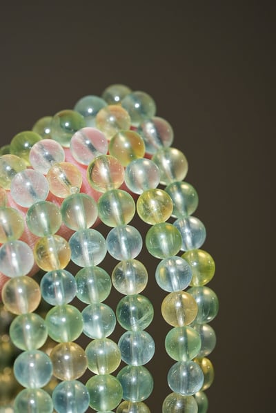 【靈性澄澈】三色葡萄石．脈輪療癒7