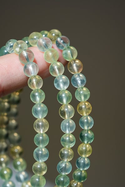 【靈性澄澈】三色葡萄石．脈輪療癒9