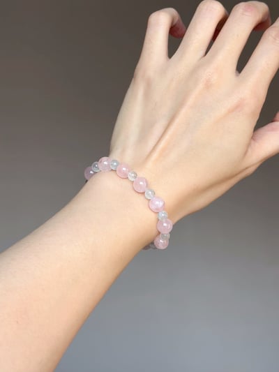 【溫柔色票】Baby藍海藍寶．粉晶療癒2