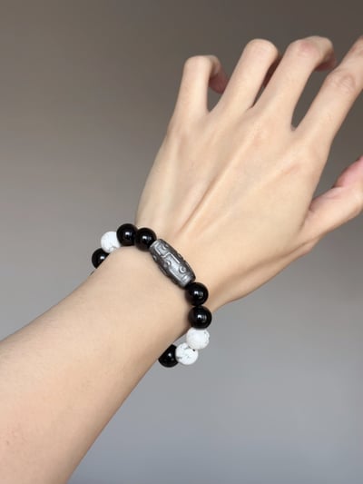 【墨染初雪】銀曜天珠．靜謐守護2