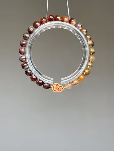 【鴻運聚寶．歲安守護】 Rosa.G 漸變聚寶盆幽靈 x 葫蘆太歲符設計手鍊2