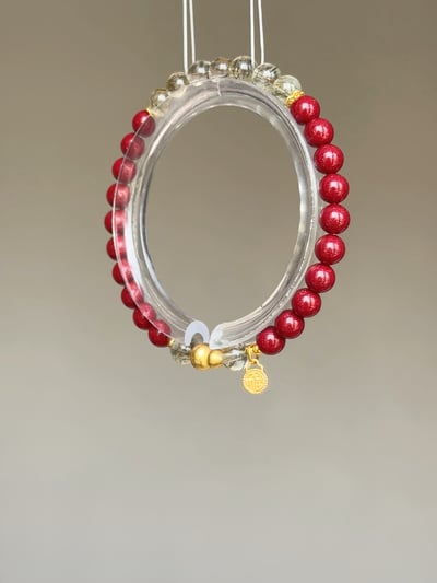 【辟邪防小人・事業爆發】Rosa.G 紫金御碧｜紫金砂 𝘹 綠碧璽髮晶 𝘹 招財葫蘆 手鍊6