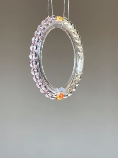 【智性招財・包賺鎖庫】Rosa.G 紫曜御金｜紫黃水晶  𝘹 鑲嵌金太陽 𝘹 包巾貔貅純銀手鍊6