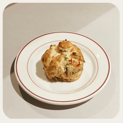 辣味小魚糯米椒-花司康1