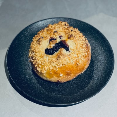 藍莓奶油脆脆-山麵包1