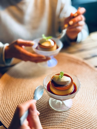 〔步步生花〕焦糖乳酪布丁+火烤煎餅禮盒4