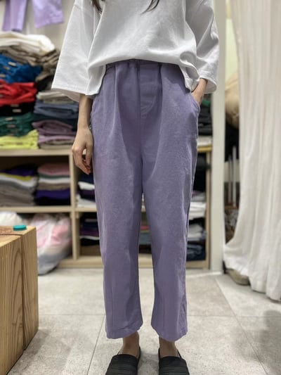 壓線直筒褲 o3621