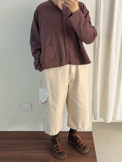 慵懶感口袋上衣 206045