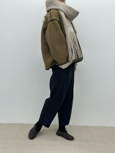 撞色毛呢外 260107144