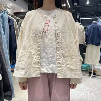 圓領棉麻外 26310047