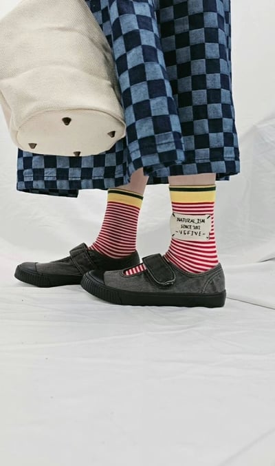 日系復古水洗帆布鞋 FE207012