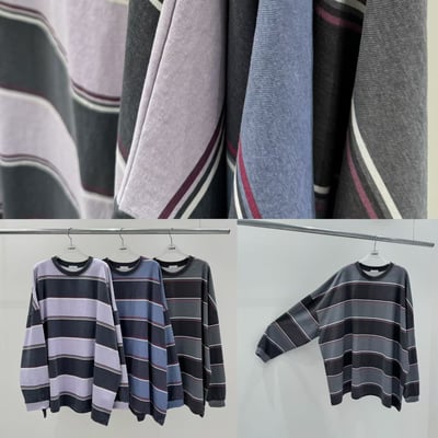 水洗條紋上衣 260115041