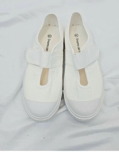 日系復古水洗帆布鞋 FE207017