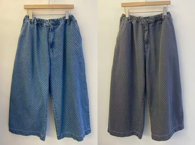 點點丹寧寬褲 26306041