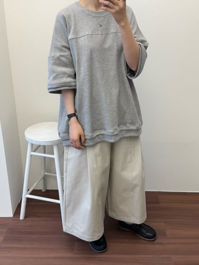 捲捲邊水洗上衣 260127034