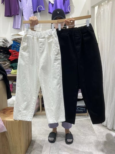 壓線直筒褲 o3624