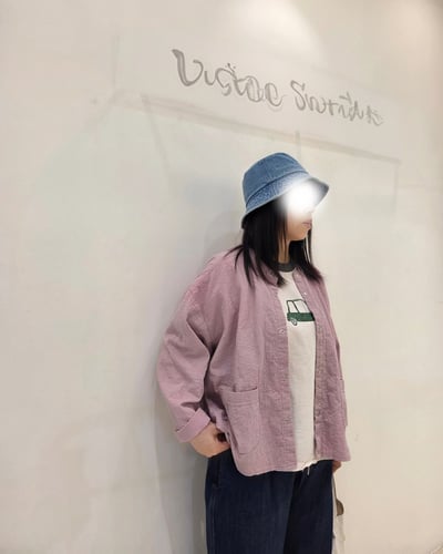 圓領棉麻外 26310043