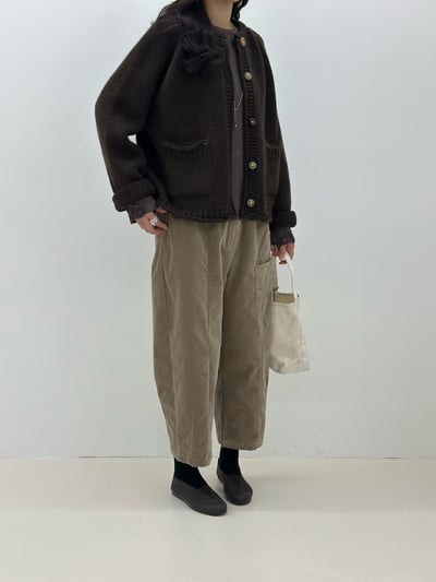 小口袋燈芯絨褲 260107114