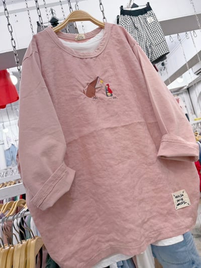 小紅帽大野狼七分袖上衣 S7123