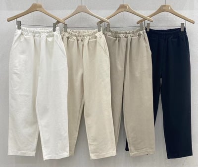 鬆緊棉質褲 B2372