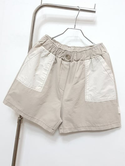 口袋配布短褲 260320062