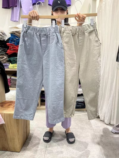 壓線直筒褲 o3623