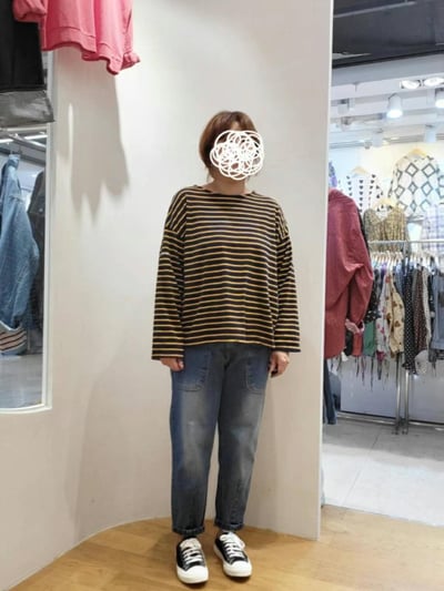 大口袋丹寧褲 Ha907353