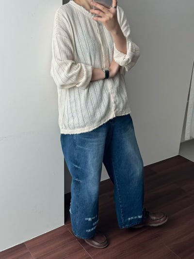 慵懶感針織上衣 26313133